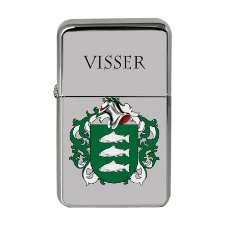 Visser (Netherlands) Coat of Arms Flip Top Lighter