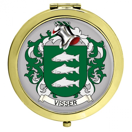 Visser (Netherlands) Coat of Arms Compact Mirror