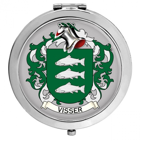 Visser (Netherlands) Coat of Arms Compact Mirror