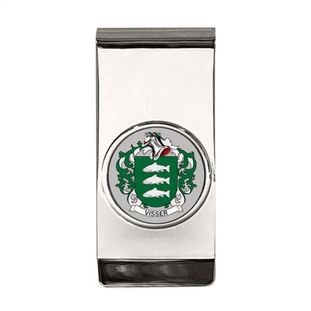 Visser (Netherlands) Coat of Arms Money Clip