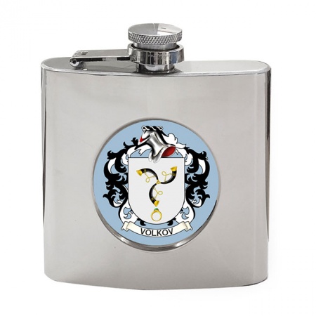 Volkov (Russia) Coat of Arms Hip Flask