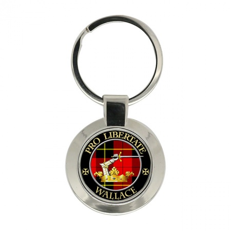 Wallace Scottish Clan Crest Key Ring