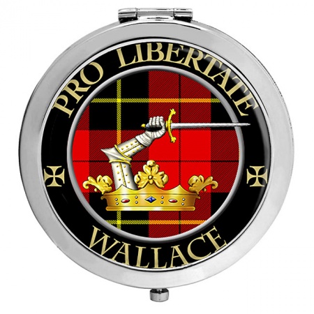 Wallace Scottish Clan Crest Compact Mirror