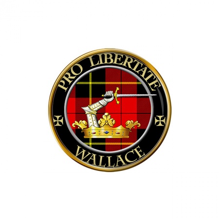 Wallace Scottish Clan Crest Pin Badge