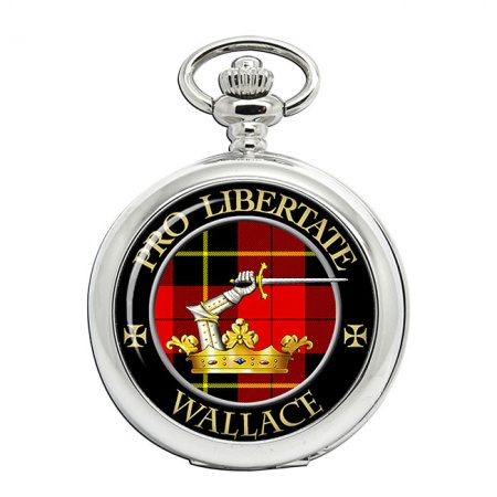 Wallace Scottish Clan Crest Pocket Watch