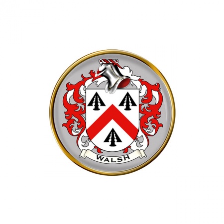 Walsh (Ireland) Coat of Arms Pin Badge
