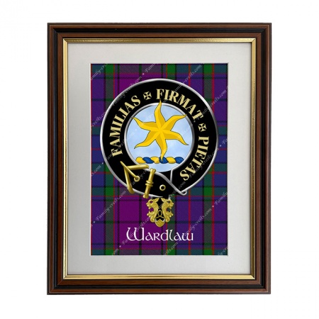 Wardlaw Scottish Clan Crest Framed Print