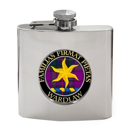 Wardlaw Scottish Clan Crest Hip Flask