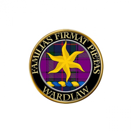 Wardlaw Scottish Clan Crest Pin Badge