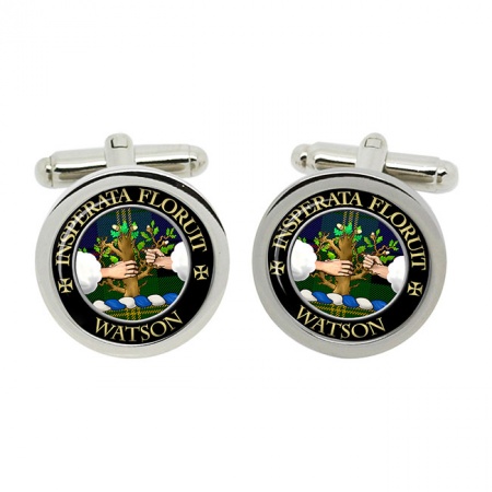 Watson Scottish Clan Crest Cufflinks