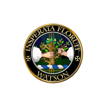 Watson Scottish Clan Crest Pin Badge