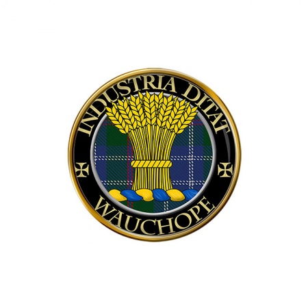 Wauchope Scottish Clan Crest Pin Badge