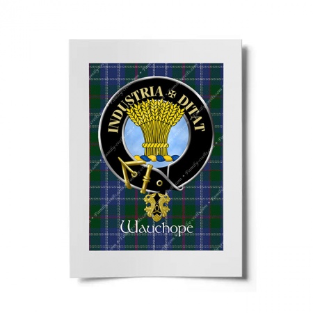 Wauchope Scottish Clan Crest Ready to Frame Print
