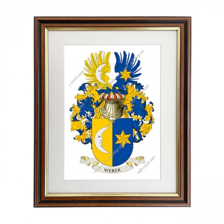 Weber (Germany) Coat of Arms Framed Print