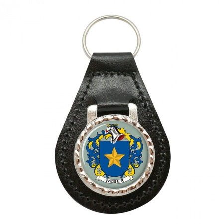 Weber (Swiss) Coat of Arms Key Fob