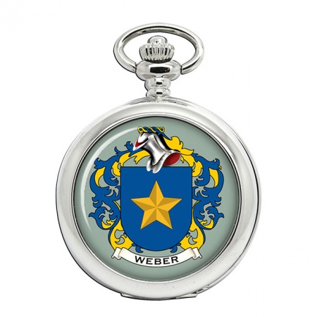 Weber (Swiss) Coat of Arms Pocket Watch
