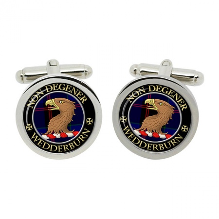 Wedderburn Scottish Clan Crest Cufflinks