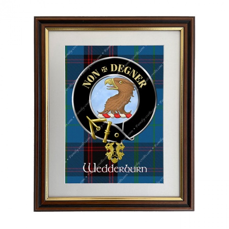 Wedderburn Scottish Clan Crest Framed Print