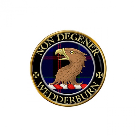 Wedderburn Scottish Clan Crest Pin Badge