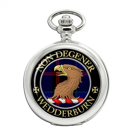 Wedderburn Scottish Clan Crest Pocket Watch