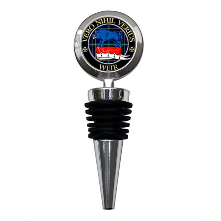 Weir Scottish Clan Crest Bottle Stopper