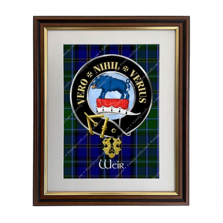 Weir Scottish Clan Crest Framed Print