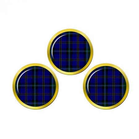 Weir Scottish Tartan Golf Ball Markers
