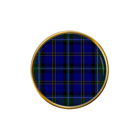Weir Scottish Tartan Pin Badge