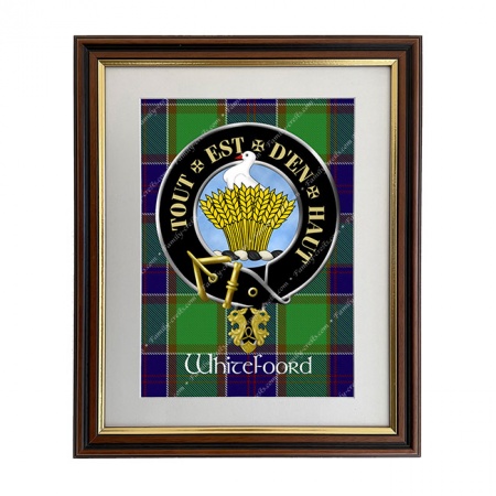 Whitefoord Scottish Clan Crest Framed Print