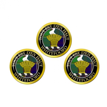 Whitefoord Scottish Clan Crest Golf Ball Markers