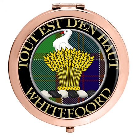 Whitefoord Scottish Clan Crest Compact Mirror