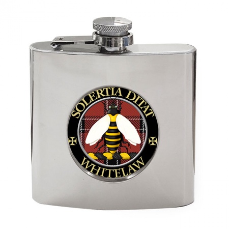 Whitelaw Scottish Clan Crest Hip Flask