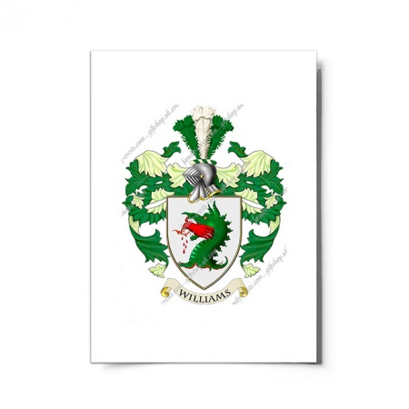 Williams (England) Coat of Arms Print