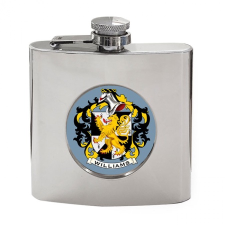 Williams (Wales) Coat of Arms Hip Flask