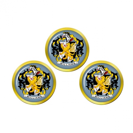 Williams (Wales) Coat of Arms Golf Ball Markers