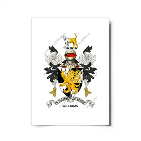 Williams (Wales) Coat of Arms Print