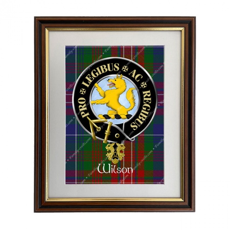 Wilson Scottish Clan Crest Framed Print