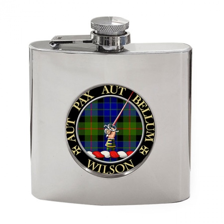 Wilson Gunn Scottish Clan Crest Hip Flask