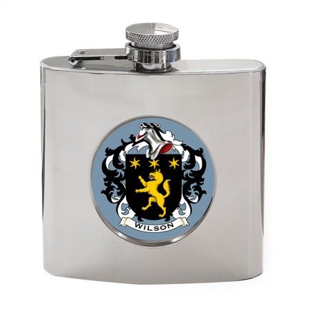 Wilson (Scotland) Coat of Arms Hip Flask