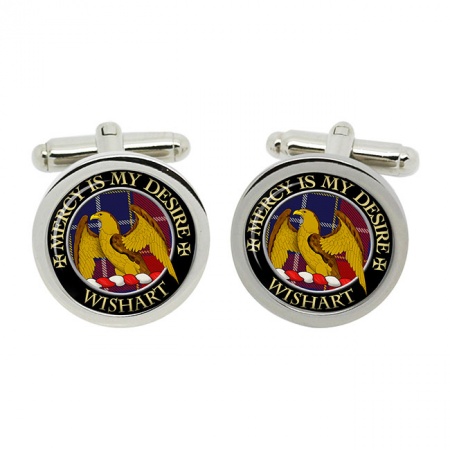 Wishart Scottish Clan Crest Cufflinks