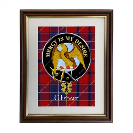 Wishart Scottish Clan Crest Framed Print