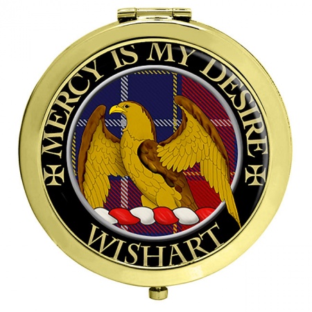 Wishart Scottish Clan Crest Compact Mirror