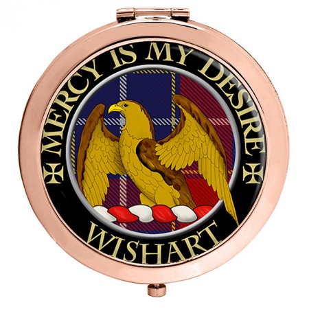 Wishart Scottish Clan Crest Compact Mirror