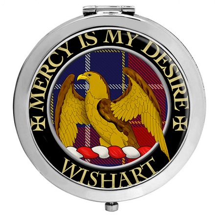 Wishart Scottish Clan Crest Compact Mirror