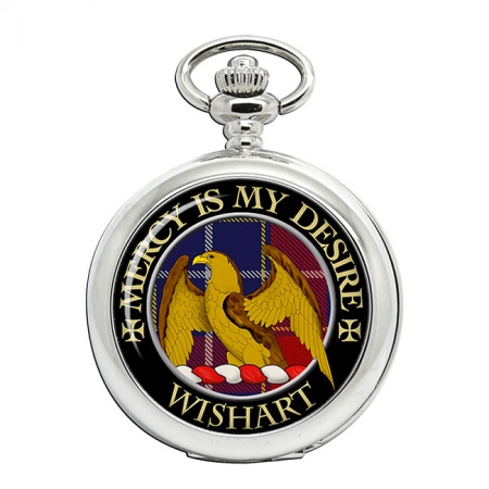 Wishart Scottish Clan Crest Pocket Watch