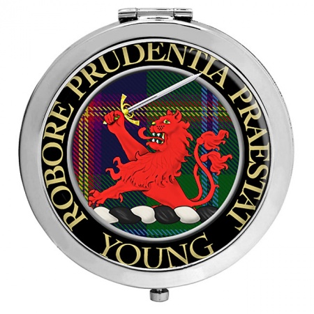Young Scottish Clan Crest Compact Mirror